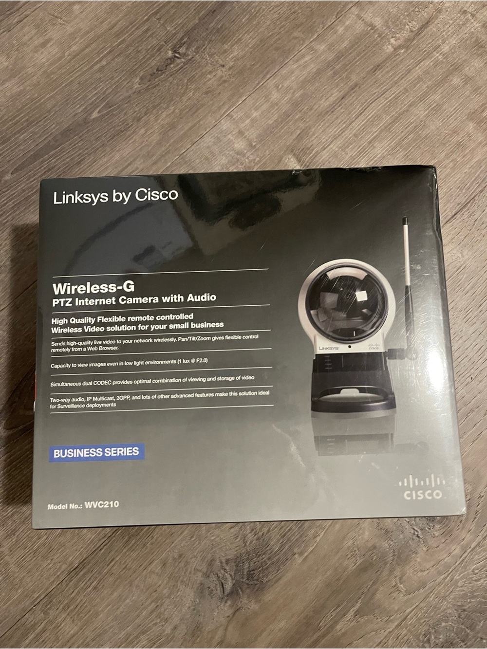 Linksys by Cisco Business series Wireless-G PTZ Internet Camera with Audio